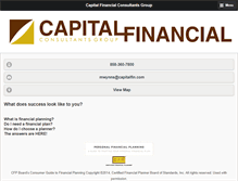 Tablet Screenshot of capitalfin.com